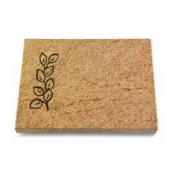 Grabtafel Kashmir Pure Blätter