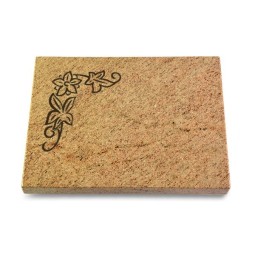 Grabtafel Kashmir Pure Blume 1