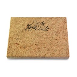 Grabtafel Kashmir Pure Vögel