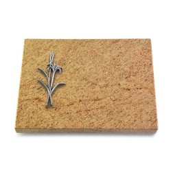 Grabtafel Kashmir Pure Lilienzweig (Alu)