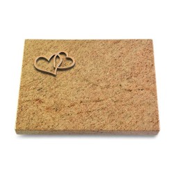 Grabtafel Kashmir Pure Herzen (Bronze)