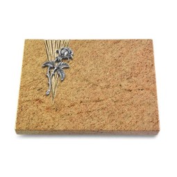 Grabtafel Kashmir Delta Rose 2 (Alu)