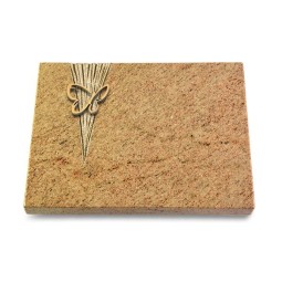 Grabtafel Kashmir Delta Papillon (Bronze)