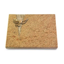 Grabtafel Kashmir Delta Taube (Bronze)