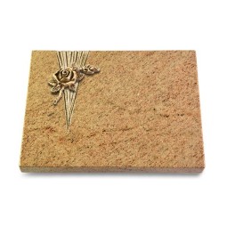 Grabtafel Kashmir Delta Rose 1 (Bronze)