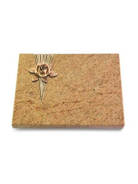 Grabtafel Kashmir Delta Rose 4 (Bronze)