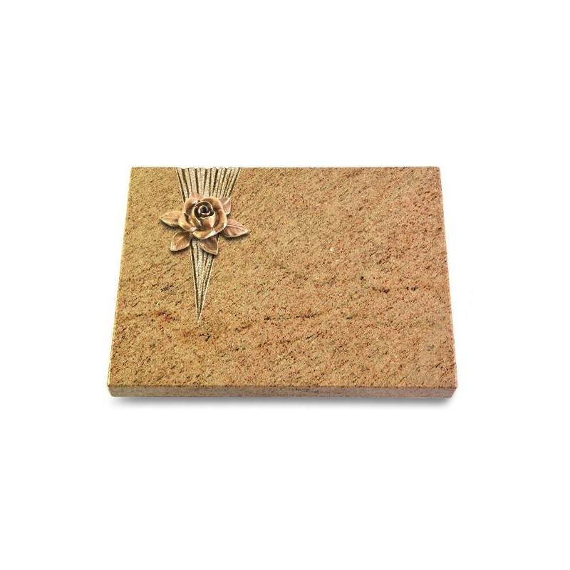 Grabtafel Kashmir Delta Rose 4 (Bronze)