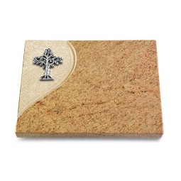 Grabtafel Kashmir Folio Baum 2 (Alu)