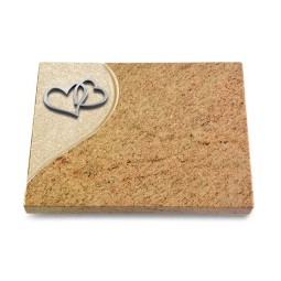 Grabtafel Kashmir Folio Herzen (Alu)