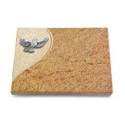 Grabtafel Kashmir Folio Taube (Alu)