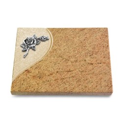 Grabtafel Kashmir Folio Rose 1 (Alu)