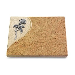 Grabtafel Kashmir Folio Rose 2 (Alu)