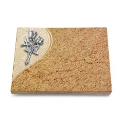 Grabtafel Kashmir Folio Rose 11 (Alu)