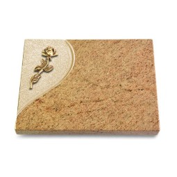 Grabtafel Kashmir Folio Rose 7 (Bronze)