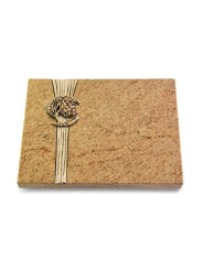 Grabtafel Kashmir Strikt Baum 1 (Bronze)