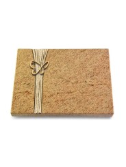 Grabtafel Kashmir Strikt Papillon (Bronze)