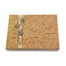 Grabtafel Kashmir Strikt Rose 9 (Bronze)
