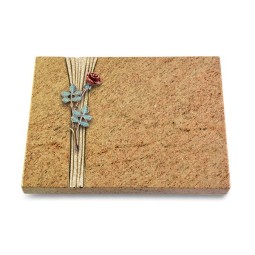 Grabtafel Kashmir Strikt Rose 4 (Color)