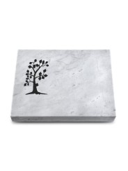 Grabtafel Omega Marmor Pure Baum 1