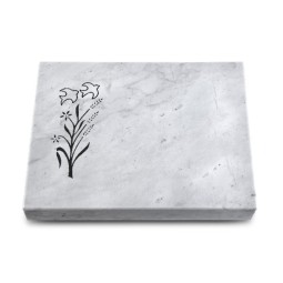 Grabtafel Omega Marmor Pure Zweig 1