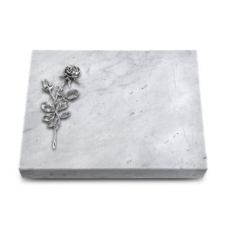 Grabtafel Omega Marmor Pure Rose 13 (Alu)