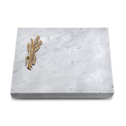 Grabtafel Omega Marmor Pure Ähren 1 (Bronze)
