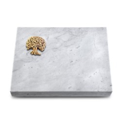 Grabtafel Omega Marmor Pure Baum 3 (Bronze)