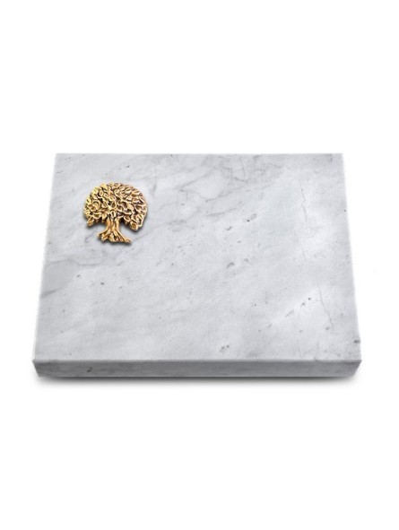 Grabtafel Omega Marmor Pure Baum 3 (Bronze)