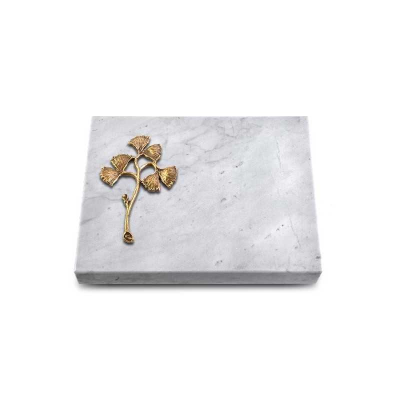 Grabtafel Omega Marmor Pure Gingozweig 1 (Bronze)