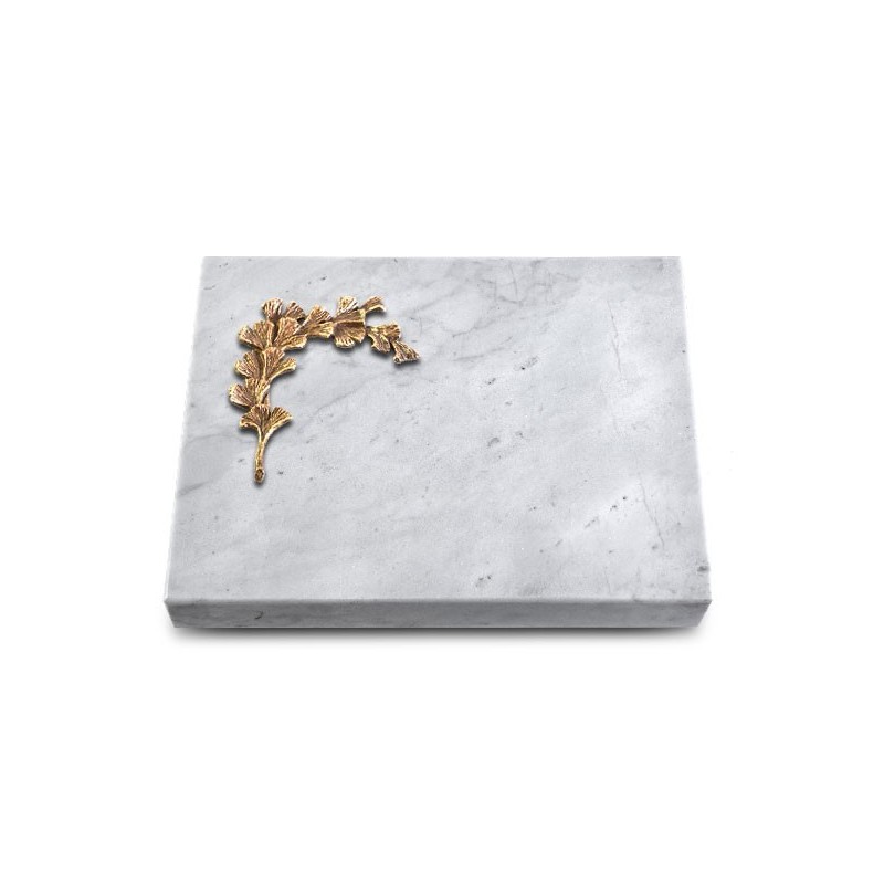 Grabtafel Omega Marmor Pure Gingozweig 2 (Bronze)