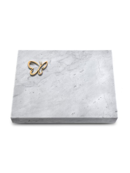 Grabtafel Omega Marmor Pure Papillon (Bronze)