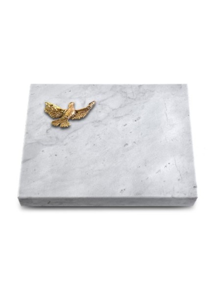 Grabtafel Omega Marmor Pure Taube (Bronze)