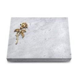 Grabtafel Omega Marmor Pure Rose 2 (Bronze)