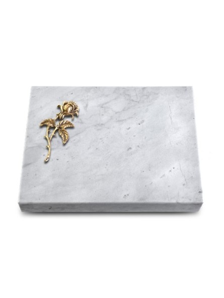 Grabtafel Omega Marmor Pure Rose 2 (Bronze)