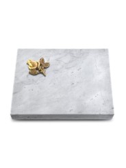 Grabtafel Omega Marmor Pure Rose 3 (Bronze)