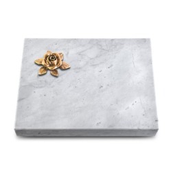 Grabtafel Omega Marmor Pure Rose 4 (Bronze)