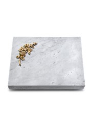 Grabtafel Omega Marmor Pure Rose 5 (Bronze)