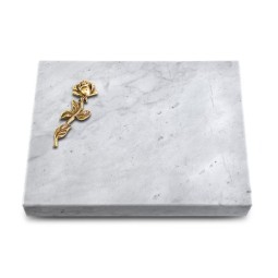 Grabtafel Omega Marmor Pure Rose 7 (Bronze)