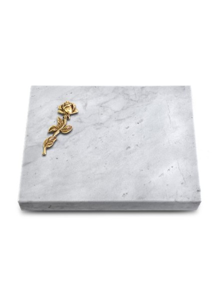 Grabtafel Omega Marmor Pure Rose 7 (Bronze)