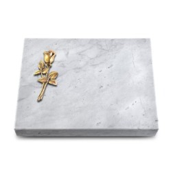 Grabtafel Omega Marmor Pure Rose 8 (Bronze)