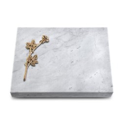 Grabtafel Omega Marmor Pure Rose 9 (Bronze)