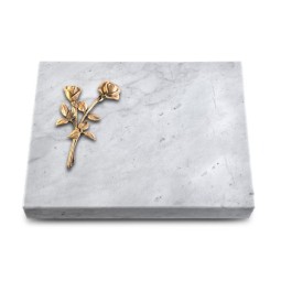 Grabtafel Omega Marmor Pure Rose 10 (Bronze)