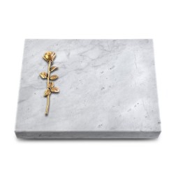 Grabtafel Omega Marmor Pure Rose 12 (Bronze)