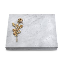 Grabtafel Omega Marmor Pure Rose 13 (Bronze)