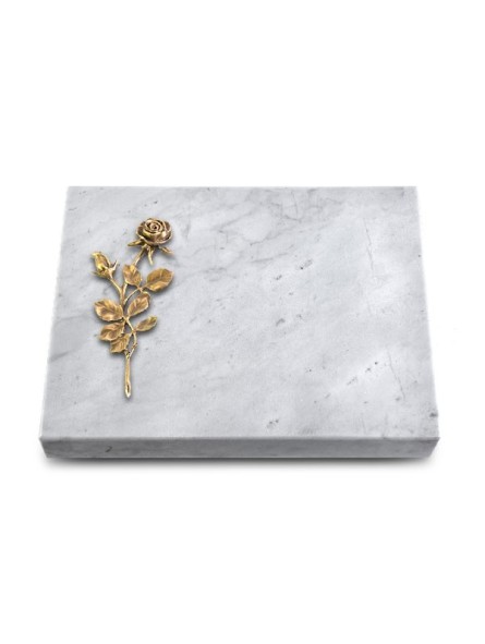 Grabtafel Omega Marmor Pure Rose 13 (Bronze)