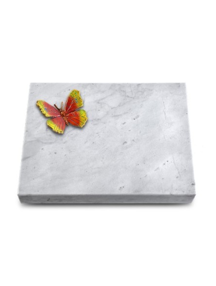 Grabtafel Omega Marmor Pure Papillon 2 (Color)