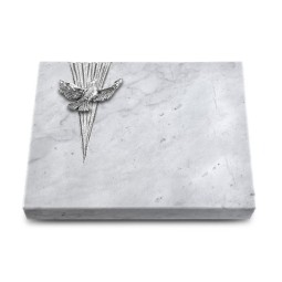 Grabtafel Omega Marmor Delta Taube (Alu)