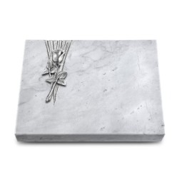 Grabtafel Omega Marmor Delta Rose 8 (Alu)