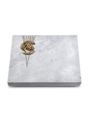 Grabtafel Omega Marmor Delta Baum 1 (Bronze)