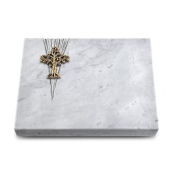 Grabtafel Omega Marmor Delta Baum 2 (Bronze)